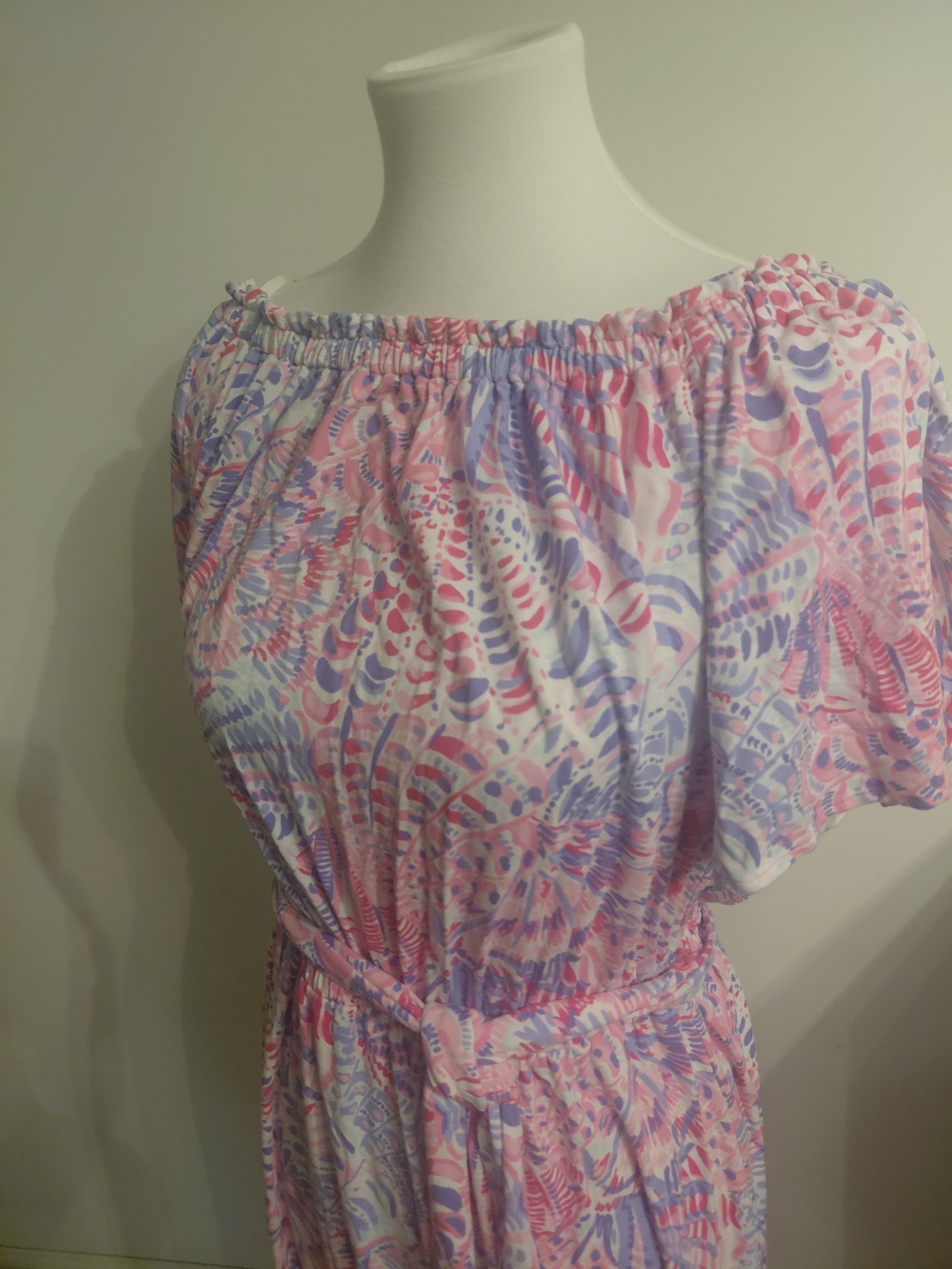 Lilly Pulitzer Moriah Pink and Lilac Printed Dress - Picture 6 of 6